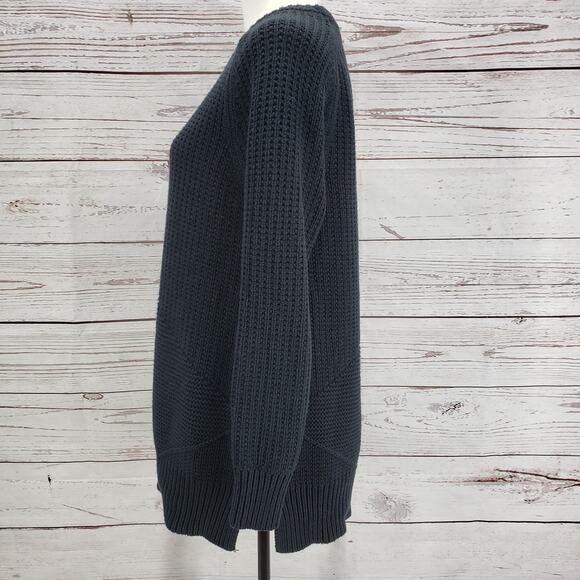 Soft Surroundings Black Knit Long Sleeve Pullover Sweater Size Medium - Picture 3 of 16